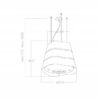 Okap wyspowy Elica WAVE UX IX/F/51