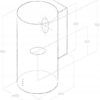 Okap ścienny Elica Tube Pro WH/A/43