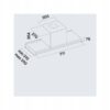 Okap do zabudowy Falmec Virgola Evo 75 inox