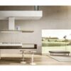 ELICA Okap wyspowy BIO ISLAND WH/A/120 ROVERE