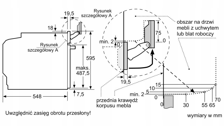 Piekarnik elektryczny parowy Bosch HSG7364B1