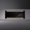 Okap Parallel Black 70 czarny 800 m3/h z pilotem