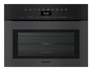 Piekarnik z kuchnią mikrofalową Miele H 7440 BMX (ObsidianBlack)