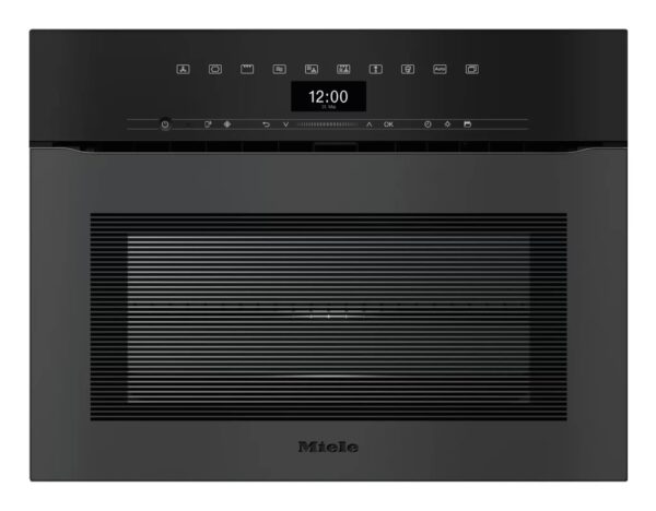 Piekarnik z kuchnią mikrofalową Miele H 7440 BMX (ObsidianBlack)