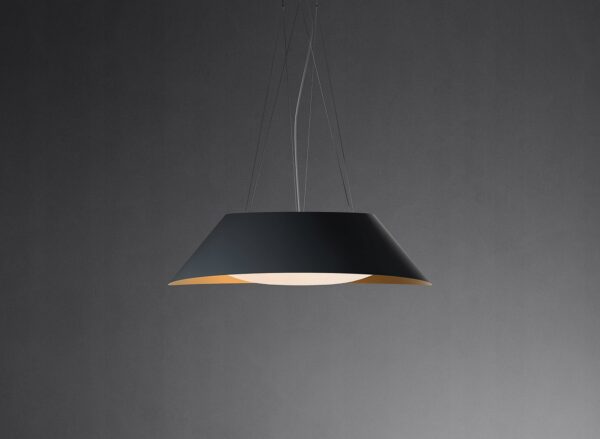 Okap Vogue Circle.Tech Isola 88 czarny-szary 600 m3/h
