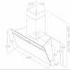 Okap naścienny Elica MAJESTIC WH/A/90 90 cm biały