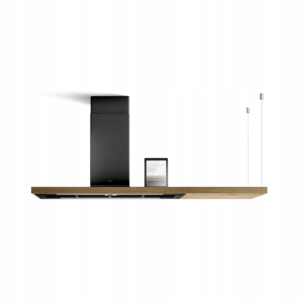 Okap wyspowy Elica Bio Island BLRO/A/120X53 ROVERE Czarny