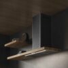 Okap naścienny Elica Bio BLRO/A 90 ROVERE Czarny + dąb 90 cm