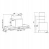 Okap do zabudowy Falmec Virgola Evo 60 inox