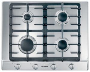 Płyta gazowa Miele KM 2010 G 65cm 230V 4 palniki srebrna