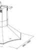 Okap Falmec ELIOS ANGOLO Inox 100 cm