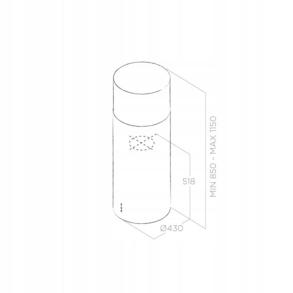 Okap ELICA TUBE PRO IX/A/43