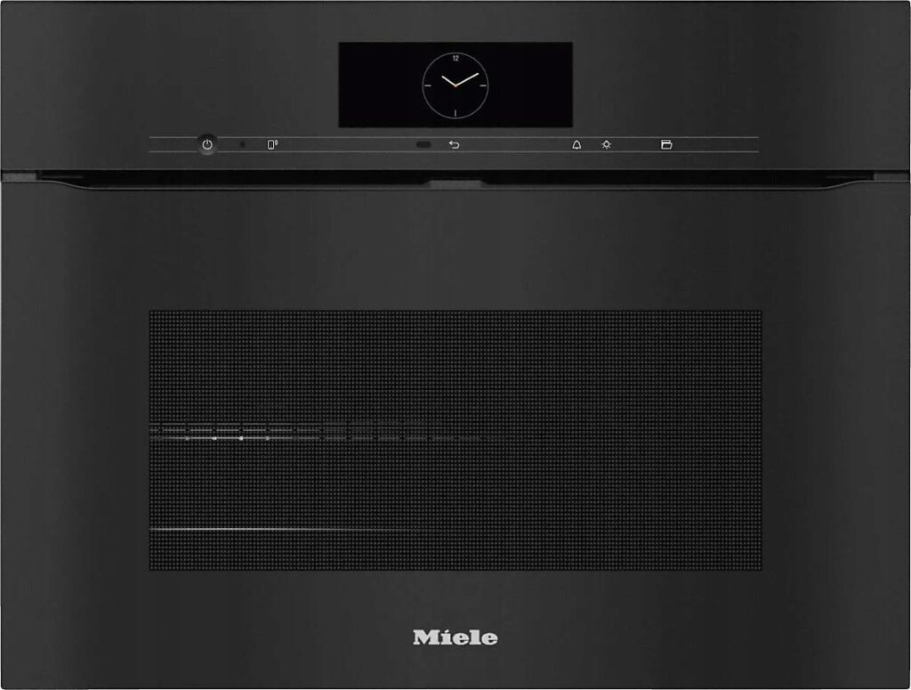 Bezuchwytowy kompaktowy piekarnik H 7840 BPX ObsidianBlack