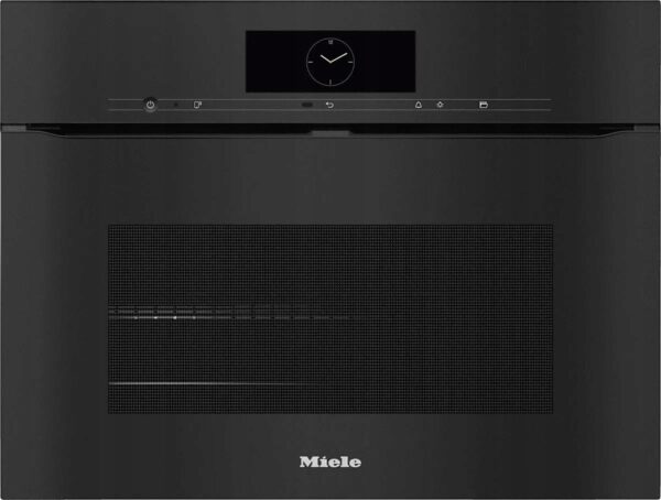 Bezuchwytowy kompaktowy piekarnik H 7840 BPX ObsidianBlack