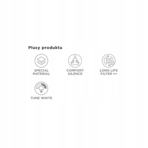 ELICA Okap wyspowy BIO ISLAND WH/A/120 ROVERE