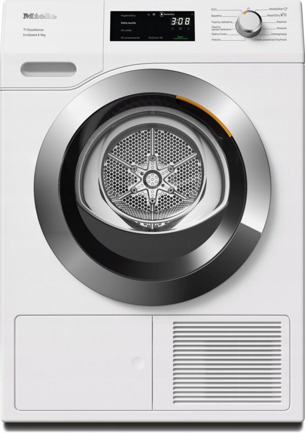 Suszarka z pompą ciepła T1 Miele TEH795WP EcoSpeed&Steam&9kg
