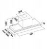 Okap do zabudowy Falmec Virgola No-Drop Touch Comfort