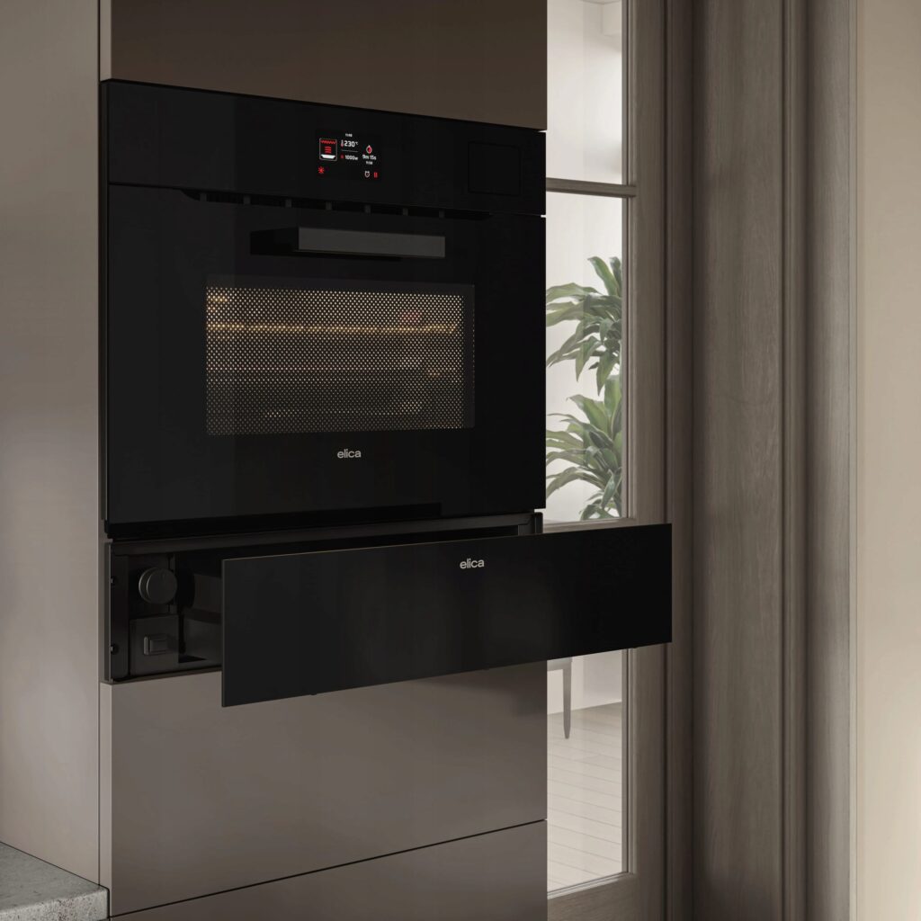Szuflada grzewcza VIRTUS WARM DRAWER 60 PP BL Elica