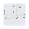 Okap wyspowy Falmec Lumen NRS Isola 175 Prawy