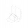 Okap wyspowy Elica IKONA LIGHT BL/F/60