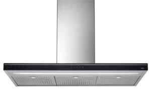 Okap Falmec LUCE Szkło czarne 90 cm
