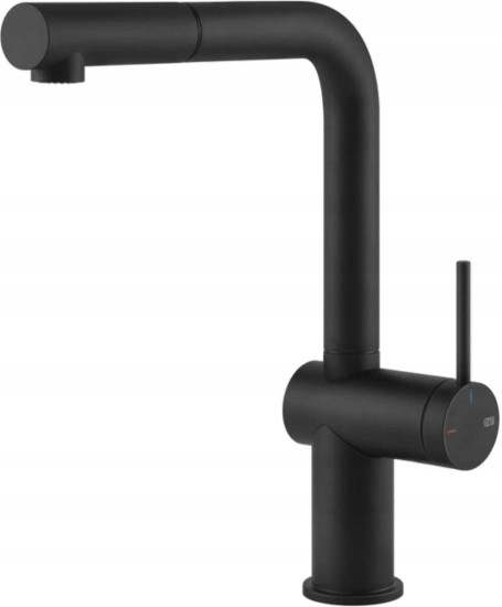 Bateria kuchenna stojąca Gessi INEDITO czarny 60433#299