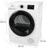 Suszarka do ubrań Gorenje DPNE83GNLWIFI/PL 8 kg WiFi Klasa A+++ / Nowa C