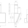 OKAP KOMINOWY ELICA SHIRE BK/BL A/60