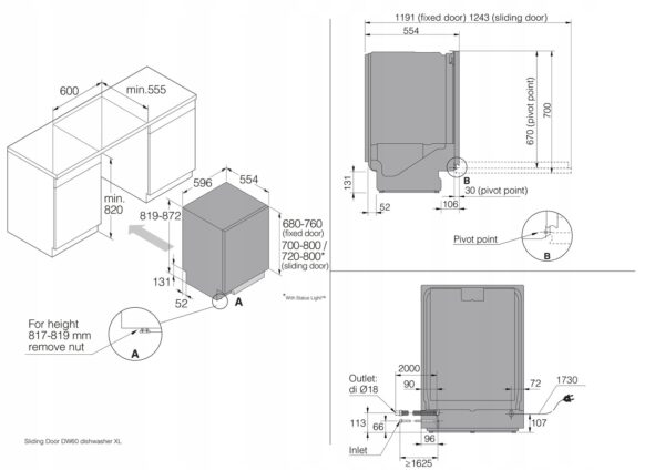 Zmywarka ASKO DFI544B 14kpl 60cm