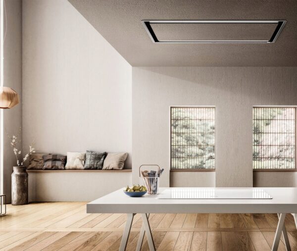 ELICA Okap sufitowy ILLUSION WHITE H30 WH/A/100 Biały