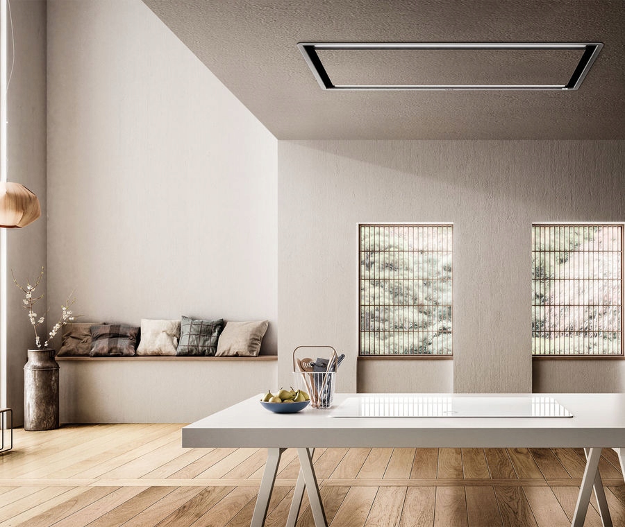 ELICA Okap sufitowy ILLUSION WHITE H30 WH/A/100 Biały