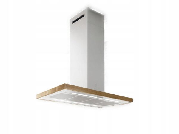 ELICA Okap wyspowy BIO ISLAND WH/A/120 ROVERE