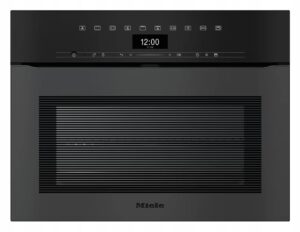 Bezuchwytowy kompaktowy piekarnik Miele H 7440 BPX ObsidianBlack matowy