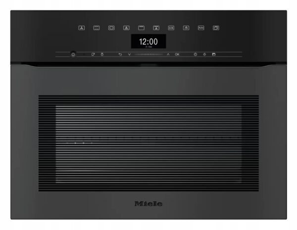 Bezuchwytowy kompaktowy piekarnik Miele H 7440 BPX ObsidianBlack matowy