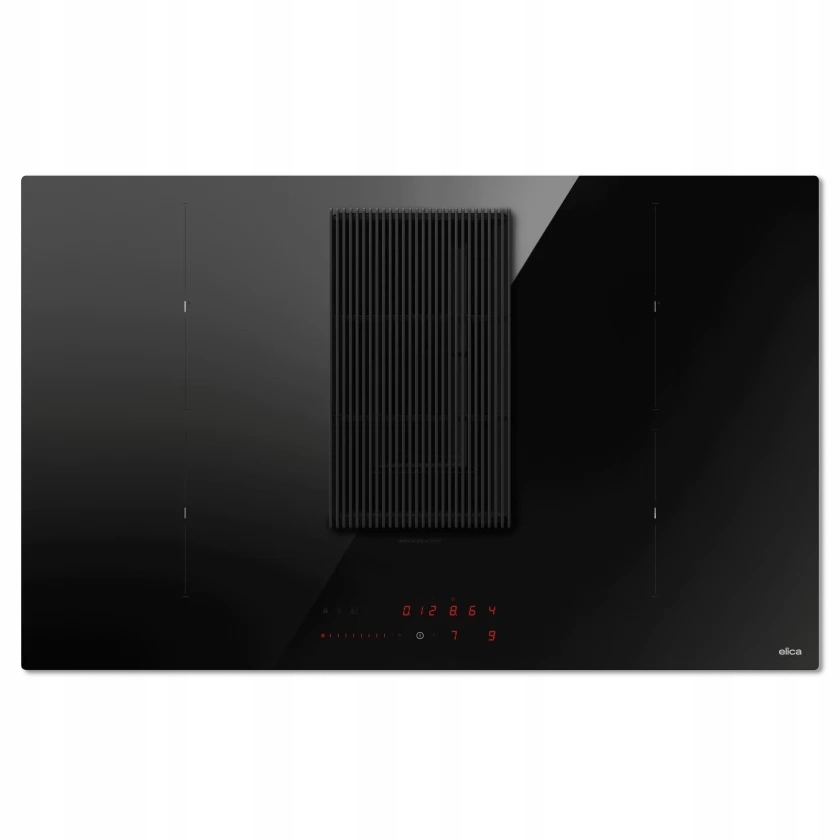 Płyta indukcyjna z okapem Elica NikolaTesla PRIME S+ BL/A/83 Czarna 83 cm