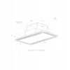 ELICA Okap sufitowy HILIGHT GLASS NO MOTOR WH/A/100 Biały