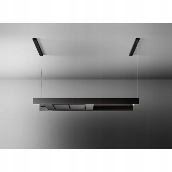 Okap czarny wyspowy Falmec Light Isola 180 cm led