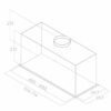 Okap kuchenny podszafkowy ELICA FOLD BL/A/72