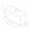 Okap do zabudowy Elica FOLD BL MAT/A/52