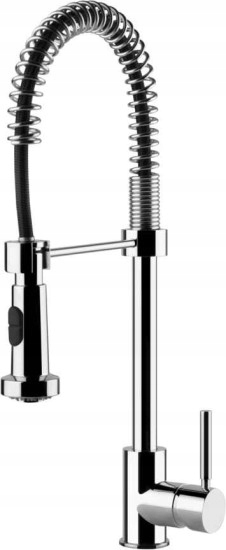 Bateria kuchenna stojąca Gessi NEUTRON srebrny 50209#031