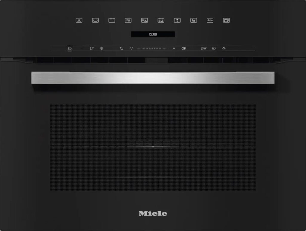 Kompaktowy piekarnik z kuchnią mikrofalową H 7145 BM ObsidianBlack