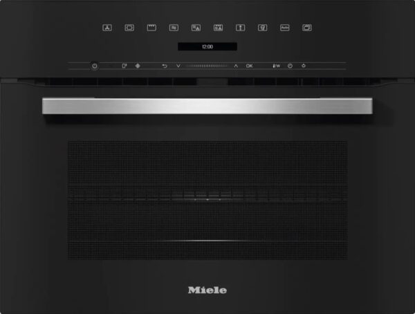 Kompaktowy piekarnik z kuchnią mikrofalową H 7145 BM ObsidianBlack