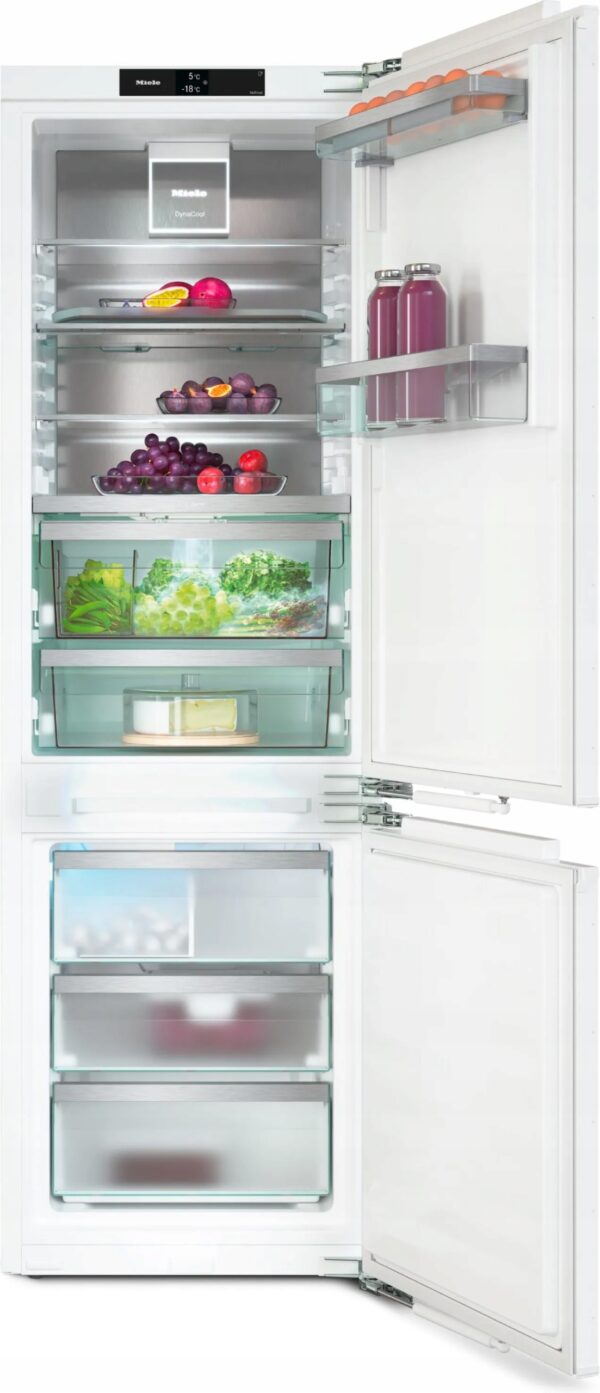 Lodówka do zabudowy NoFrost Miele KFN 7795 C Kostkarka